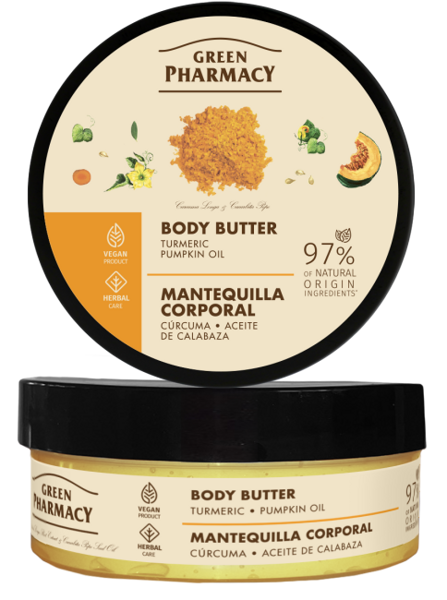 Green Pharmacy Turmeric and Pumpkin Oil Body Butter 200ml