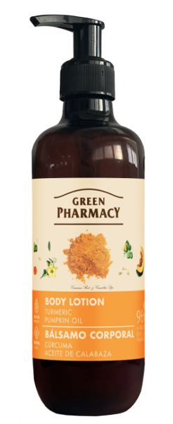 Green Pharmacy Turmeric and Pumpkin Oil Body Lotion 400ml