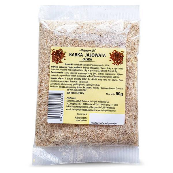 Herbapol Psyllium Husk for Intestines Work and Cholesterol 50g