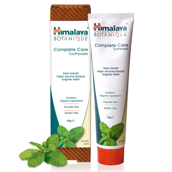 Himalaya Botanique Complete Care Simply Mint Toothpaste with Neem Pomegranate and Mint without Fluorine and Gluten 150g