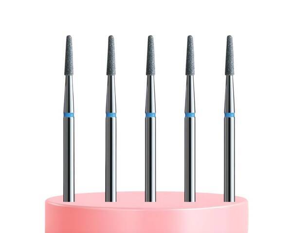 IQ Nails Rounded Cone Diamond Drill Bits Standard Package Rounded Cone 5 Pieces