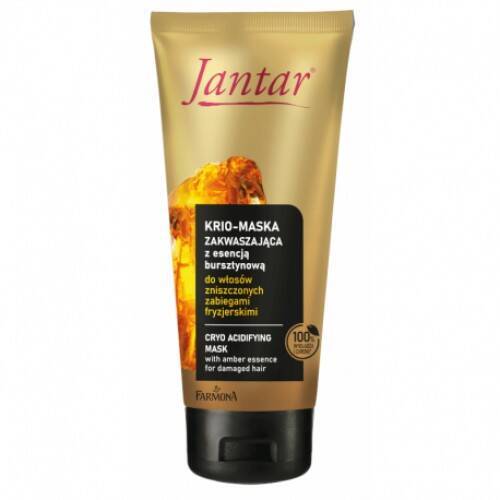 Jantar Cryo-Acidifying Mask with Amber Essence for Hair Damaged by Hairdressing Treatments 200ml