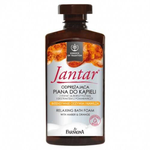 Jantar Relaxing Bath Foam with Amber Essence and Orange Extract 330ml