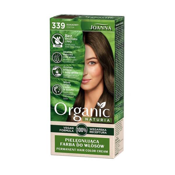 Joanna Organic Vegan Cocoa Hair Dye No. 339 1 Piece