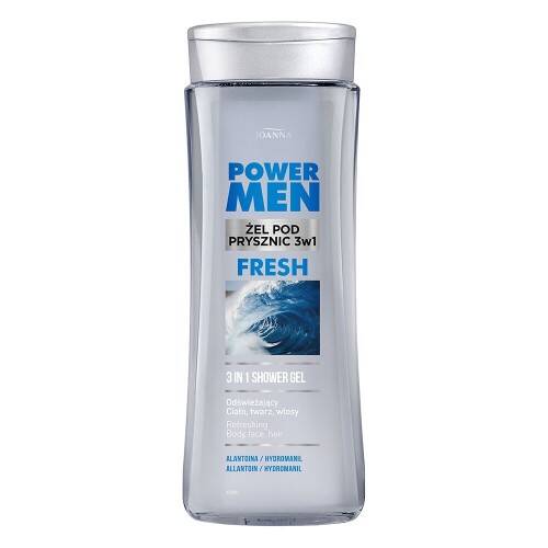 Joanna Power Men Fresh Shower Gel 3in1 Allantoin and Hydromanil 300ml