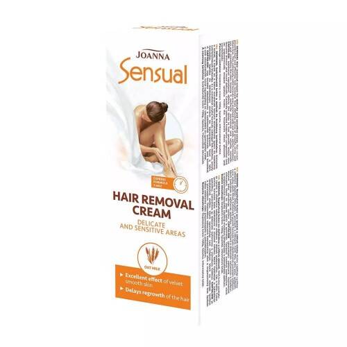 Joanna Sensual Depilatory Oat Milk Depilatory Cream for Sensitive Areas 100g