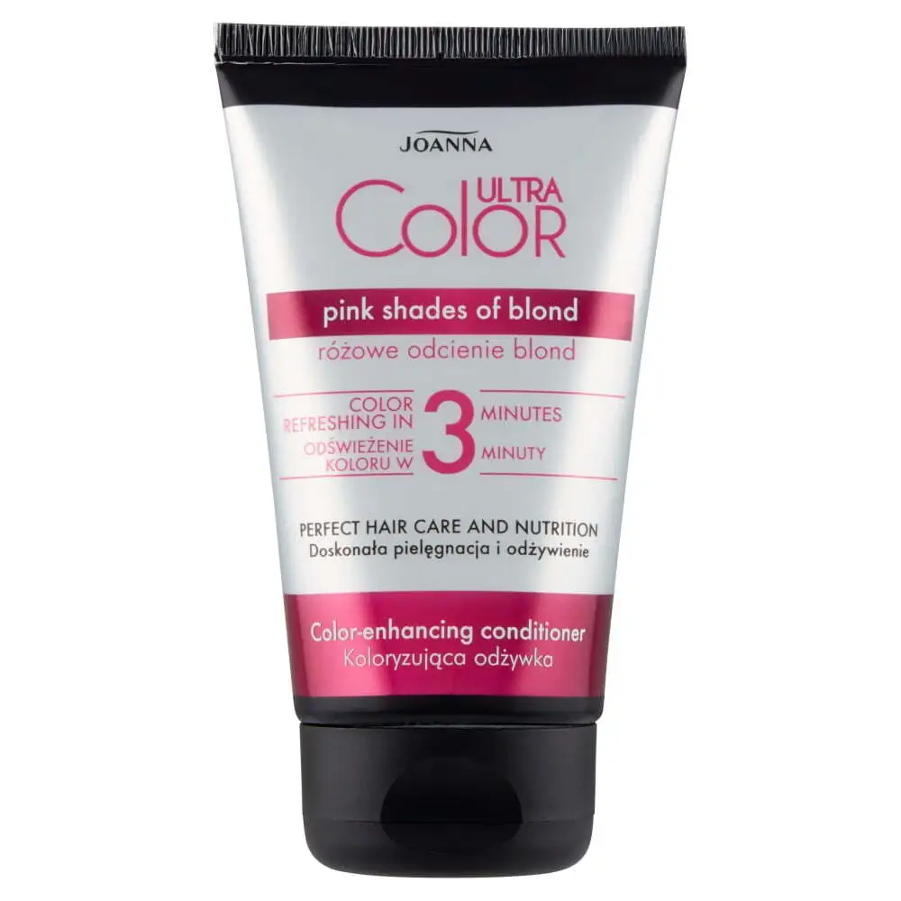 Joanna Ultra Color 3 Minute Coloring Conditioner Pink Shades Blonde 100g