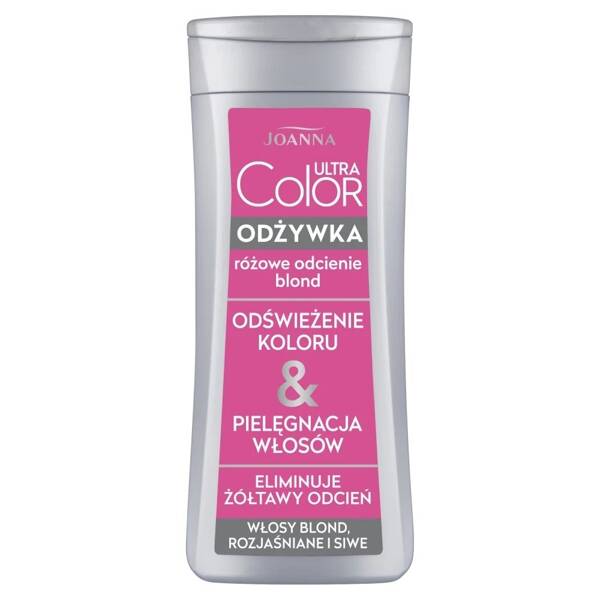 Joanna Ultra Color Hair Conditioner Pink Shades Blonde 200g
