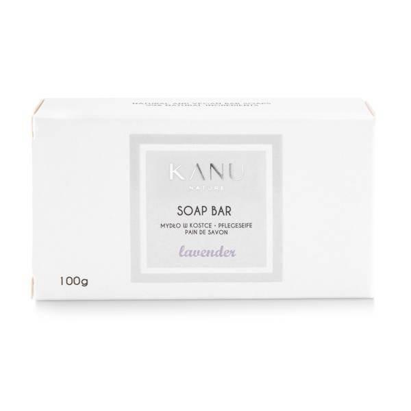 Kanu Nature Vegan Moisturizing Bar Soap with Lavender Fragrance 100g