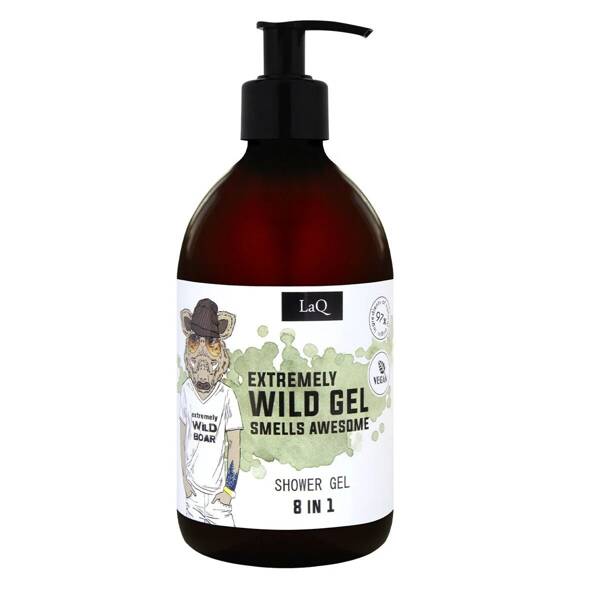 LaQ Extremely Wild Shower Gel 8in1 Wild Man from the Forest 500ml