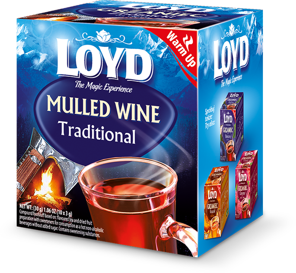 Loyd The Magic Experience Mulled Wine Traditional Tea with Ginger 10x3g