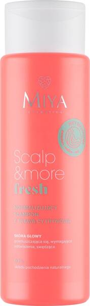 Miya Scalp & More Fresh Normalizing Shampoo with Lemongrass for Oily and Itchy Scalp 300ml