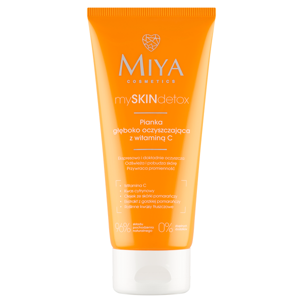 Miya mySKINdetox Deep Cleansing Foam with Vitamin C 100ml