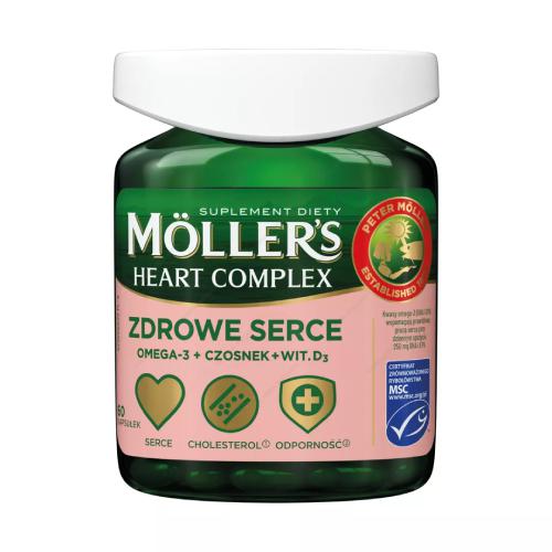 Mollers Heart Complex to Support Heart Function and Immune System 60 Capsules Best Before 31.12.24