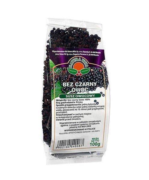 Natura Wita Natural Black Lilac Dried Fruits with Antipyretic Properties 100g