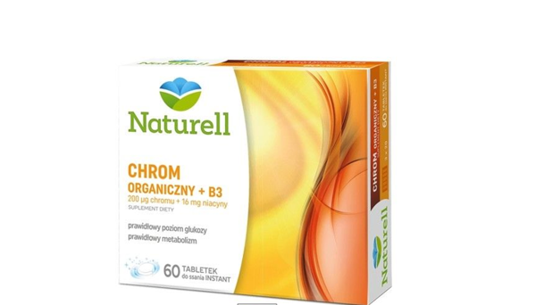 Naturell Organic Chrome + B3 lozenges 60 pcs.