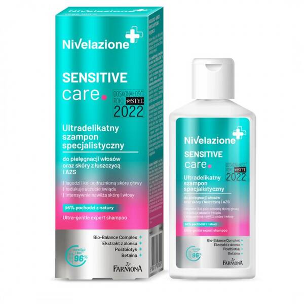 Nivelazione Sensitive Care Ultra-Delicate Specialist Shampoo for Hair and Skin with Psoriasis and Atopic Dermatitis 100ml