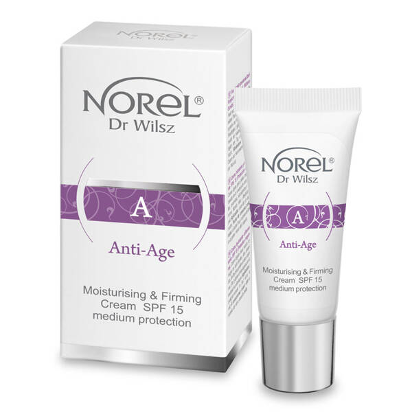 Norel Anti Age Moisturizing and Firming Cream for Mature Skin SPF15 Medium Protection 15ml