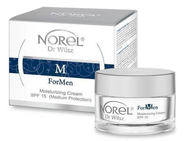 Norel For Men Light Moisturizing Regenerating Cream for All Types of Male Skin SPF15 50ml