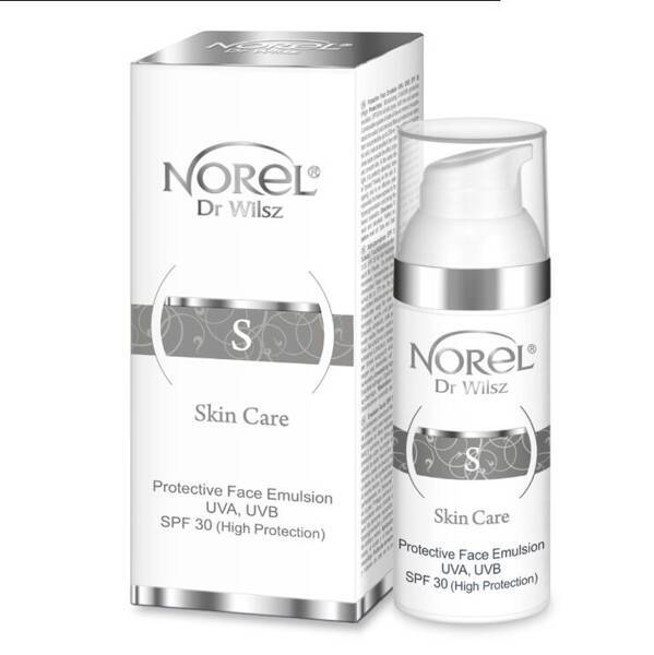 Norel Skin Care Protective Emulsion Cream SPF30 UVA UVB High Protection for all Skin Types 50ml