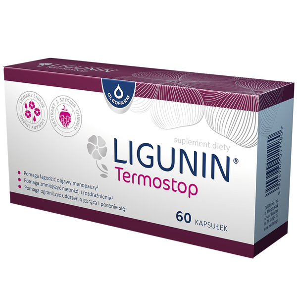 Oleofarm Ligunin TermoStop Relieve Menopause Symptoms 60 Capsules