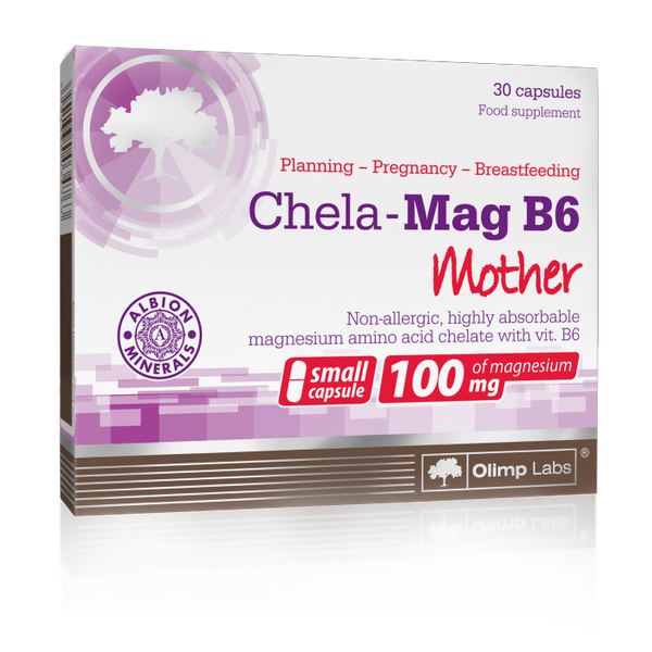 Olimp Chela Mag B6 Mama Magnesium Vitamin B6 for Pregnant and Breastfeeding Women 30 Pieces