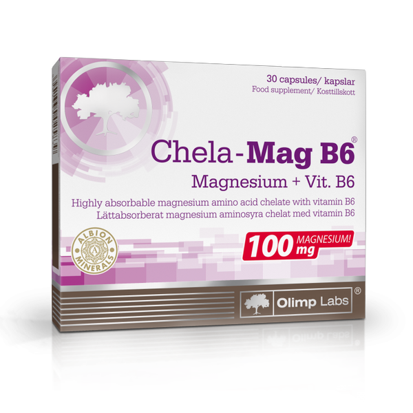 Olimp Chela Mag B6 Supplements the Magnesium Level in Body 30 Capsules