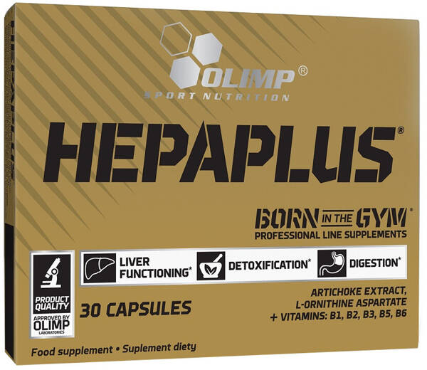 Olimp Hepaplus for Liver Detoxification Processes and Digestive System 30 Capsules