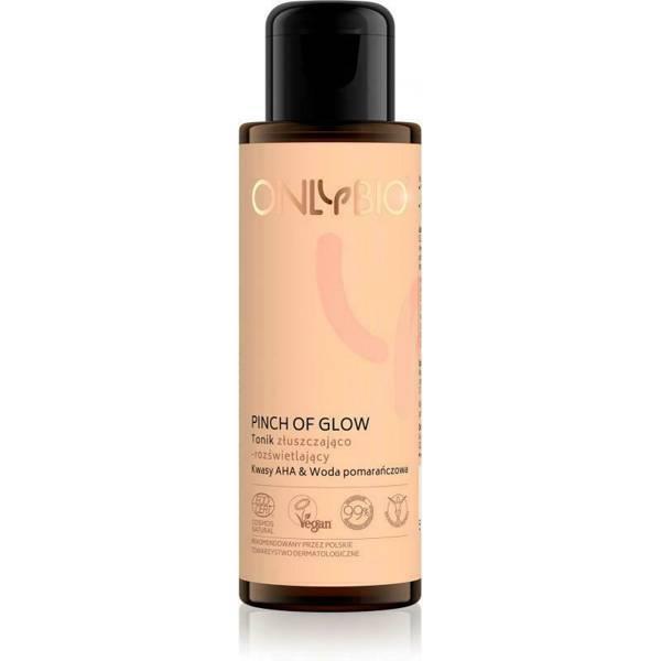 OnlyBio Pinch Of Glow Exfoliating and Brightening Tonic with AHA Acids for All Skin Types 100ml Best Before 31.05.24