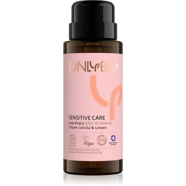 OnlyBio Sensitive Care Soothing Micellar Liquid for Sensitive Skin Canola and Lewan Oil 300ml Best Before 12.07.24