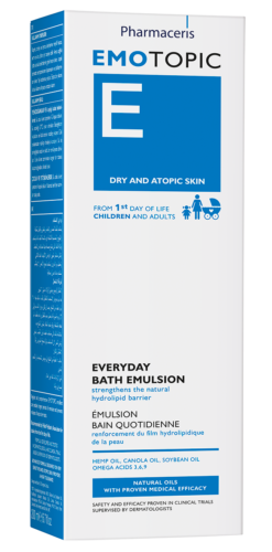 Pharmaceris E Emotopic Bath Emulsion for Daily Use from Day 1 of Life 200ml