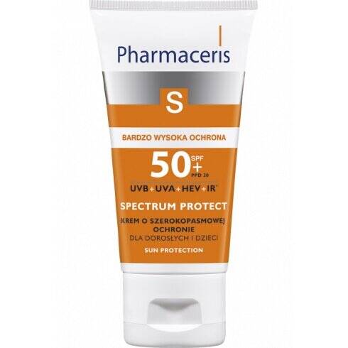 Pharmaceris S Spectrum Protect Cream with Broadband Protection SPF50+ for Sensitive and Dry Skin 50ml