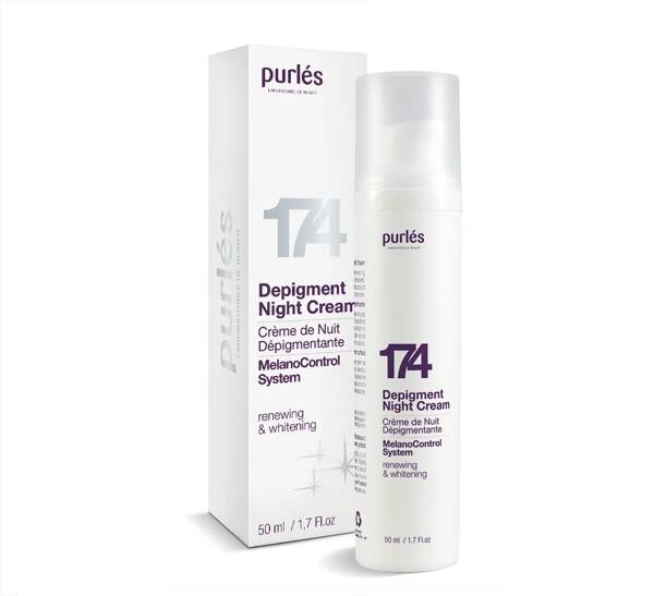 Purles 174 MelanoControl System Depigmenting Night Cream 50ml