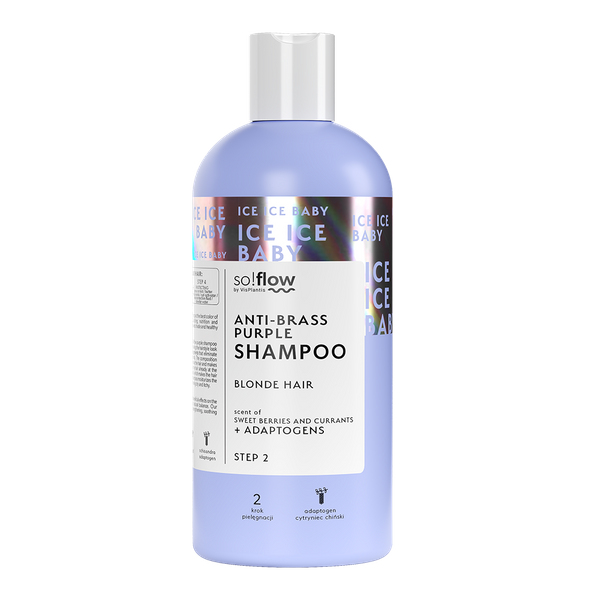 So!Flow Purple Cooling Shampoo with Yellow Tones for Blonde Hair 300ml