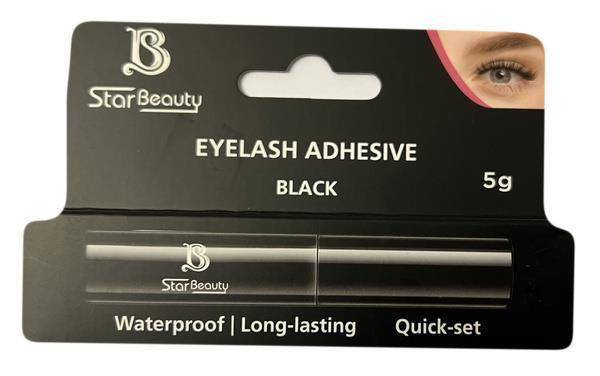 Star Beauty Professional Eyelash Adhesive Long Lasting Black Lash Glue 5g