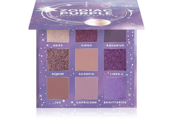 Stars From the Stars Zodiac Purple Eyeshadow Palette 9 Eye Shadows 10.8g