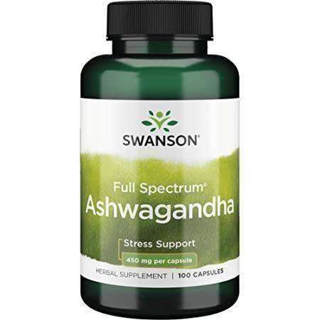 Swanson Ashwagandha Against Oxidative Stress 450mg 100 Capsules