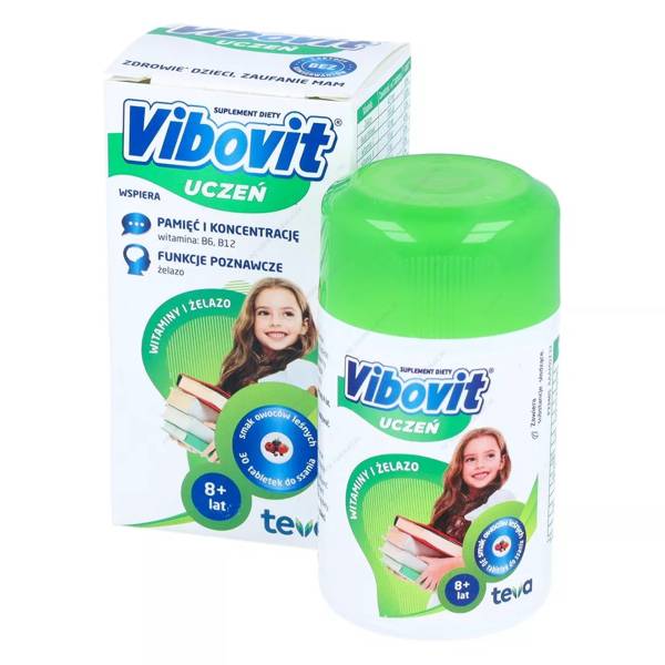 Vibovit Student Lozenges Supports Child Development from 8 Years Old 30 Pieces