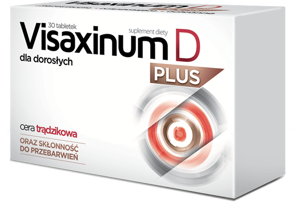 Visaxinum D Plus Acne-Prone Skin and Tendency to Discoloration Preparation for Adults 30 Tablets