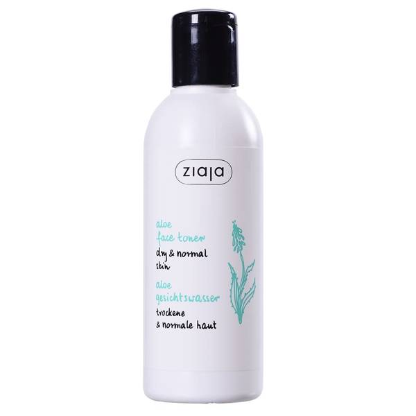 Ziaja Aloe Refreshing Tonic for Normal and Dry Skin Vegan 200ml