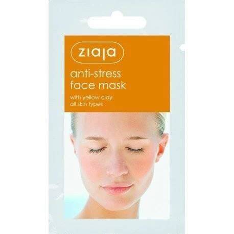 Ziaja Anti-Stres Mask with Yellow Clay for All Skin Types Vegan 7ml