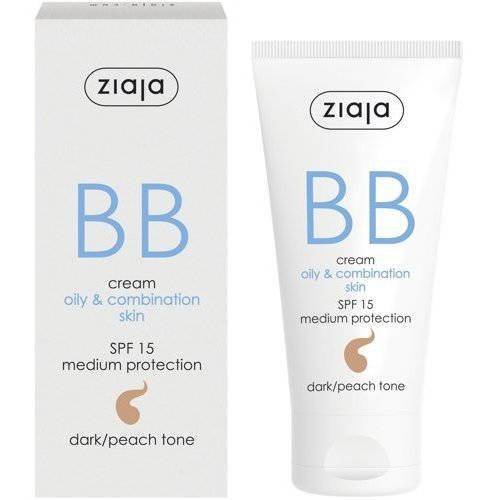 Ziaja BB Active Cream for Imperfections for Oily and Combination Skin Tanned 50ml
