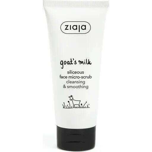 Ziaja Goat Milk Silica Fine Crystalline Micro-Exfoliating Peeling for Facial Cleansing 75ml