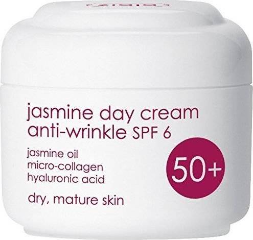 Ziaja Jasmine in Anti-Wrinkle 50+ with Hyaluronic Acid Day Cream SPF6 Vegan 50ml