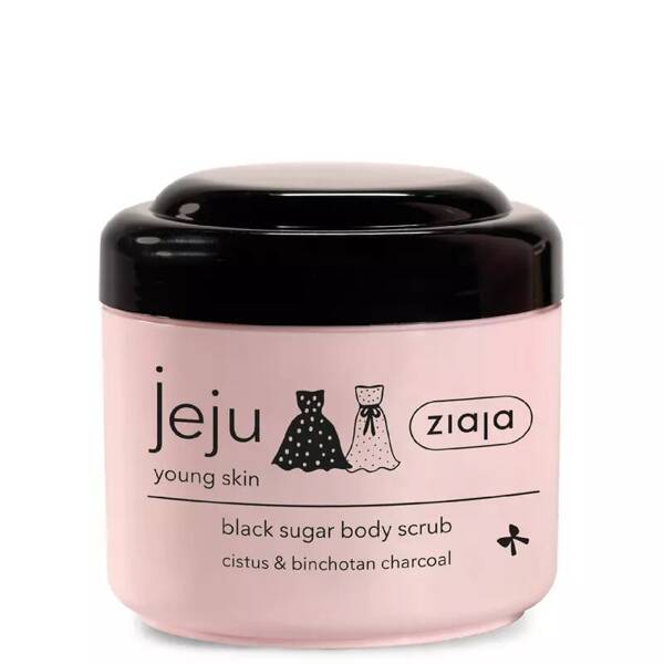 Ziaja Jeju Young Skin Black Sugar Body Peeling Mango Coconut Papaya 200ml