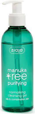 Ziaja Manuka Tree Normalizing Cleansing Gel for Combination and Oily Skin Day and Night Vegan  200ml