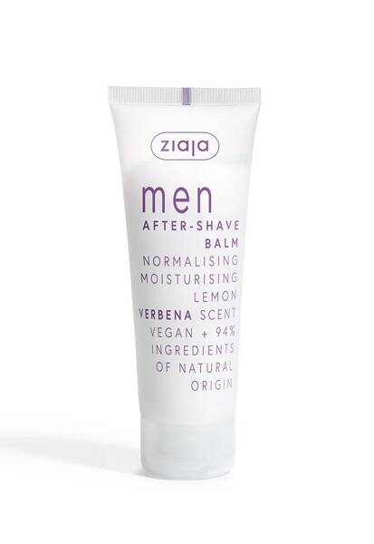 Ziaja Men Normalizing and Moisturizing Aftershave Balm Lemon Verbena 80ml