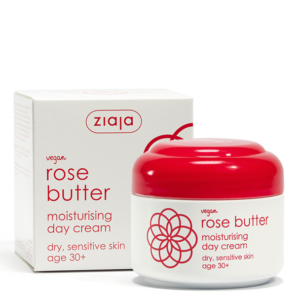Ziaja Rose Moisturizing Face Cream 30+ for Dry and Sensitive Skin for Day 50ml