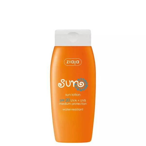 Ziaja Waterproof Sun Lotion SPF 20 for All Skin Types 150ml