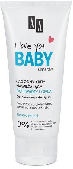 AA I Love You Baby Mild Moisturizing Face and Body Cream 75ml